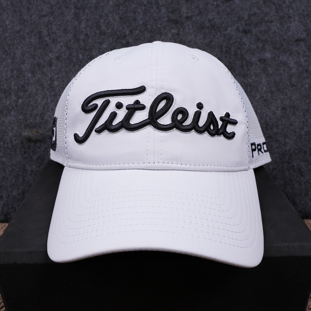 Titleist Tr Perf Mesh Golf Hat Men OSFA White NWT Performance Trucker Cap